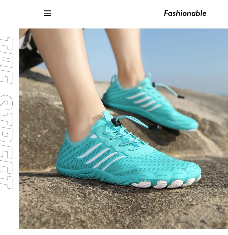 2025 Water Shoes for Women Men Barefoot Shoes Upstream Breathable Beach Shoes Sport Shoe Quick Dry River Sea Aqua Shoes Sneakers