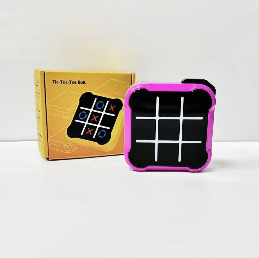 2025 Tic Tac Toe Game Children Electronic Toys Noughts and Crosses Game Memory Training Infinite Portable Travel Games for Kids Adult