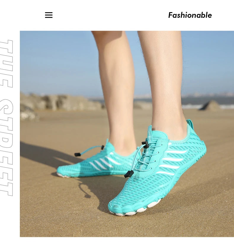 2025 Water Shoes for Women Men Barefoot Shoes Upstream Breathable Beach Shoes Sport Shoe Quick Dry River Sea Aqua Shoes Sneakers