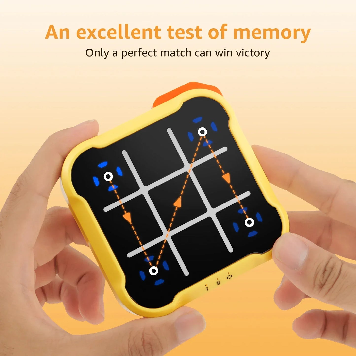 2025 Tic Tac Toe Game Children Electronic Toys Noughts and Crosses Game Memory Training Infinite Portable Travel Games for Kids Adult