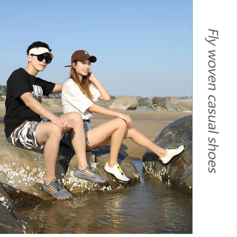 2025 Water Shoes for Women Men Barefoot Shoes Upstream Breathable Beach Shoes Sport Shoe Quick Dry River Sea Aqua Shoes Sneakers